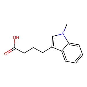 4-(1-methyl-1H-indol-3-yl)butanoic acid structure