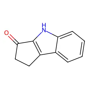 1,4-Dihydrocyclopent(b)indol-3(2H)-one structure