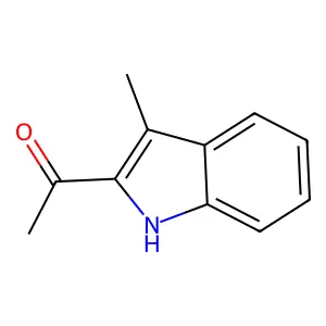 1-(3-Methyl-1H-indol-2-yl)ethanone structure
