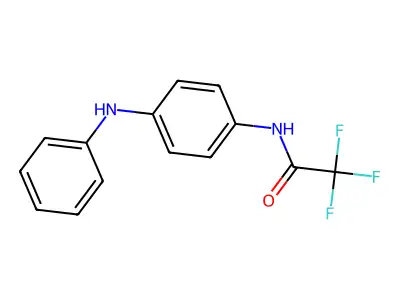 Acetamide, 2,2,2-trifluoro-N-[4-(phenylamino)phenyl]- structure