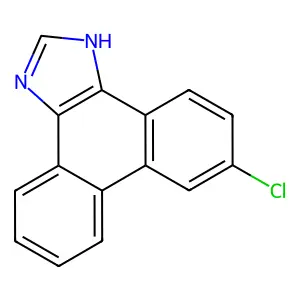 6-chloro-3H-phenanthro[9,10-d]imidazole structure