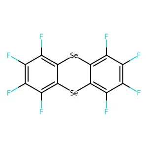 Selenanthrene, octafluoro- structure