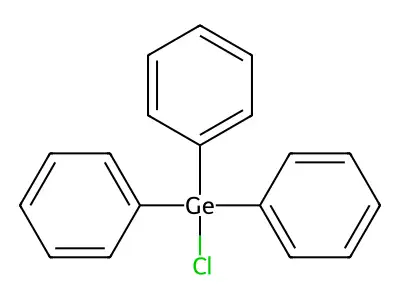 三苯基氯化锗 structure