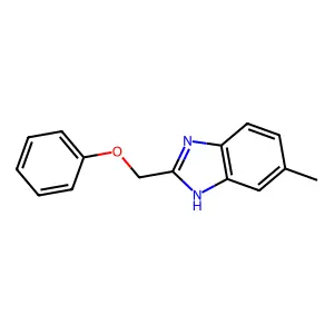 6-methyl-2-(phenoxymethyl)-1H-benzimidazole structure