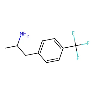 α-甲基-4-(三氟甲基)苯乙胺 structure