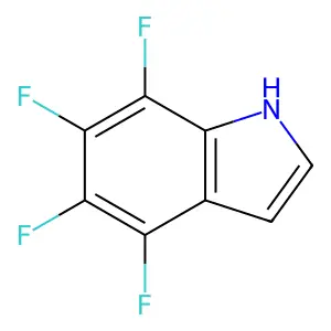 1H-Indole, 4,5,6,7-tetrafluoro- structure