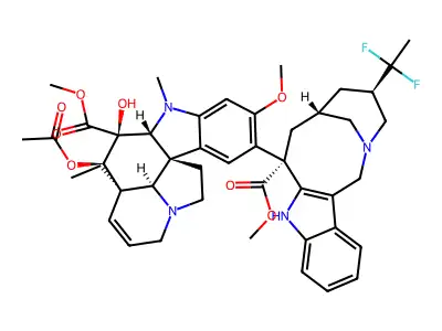 Vinflunine structure