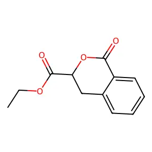 Ethyl 1-oxoisochroman-3-carboxylate structure