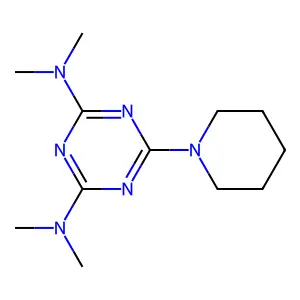 1,3,5-Triazine-2,4-diamine, N,N,N',N'-tetramethyl-6-(1-piperidinyl)- structure