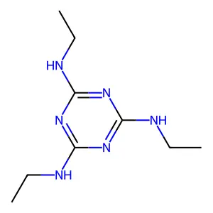 三乙基蜜胺 structure