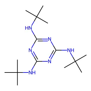 N,N',N''-三(叔丁基)-1,3,5-三嗪-2,4,6-三胺 structure