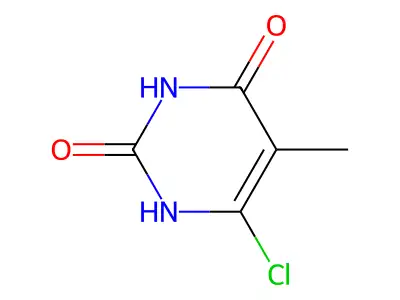 Thymine, 6-chloro- structure