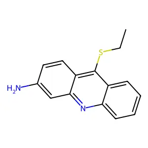 9-(乙硫基)-3-吖啶胺 structure