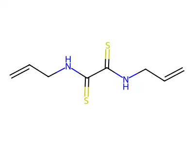 Ethanedithioamide, N,N'-di-2-propenyl- structure