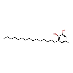 5-Methyl-3-n-pentadecylcatechol structure