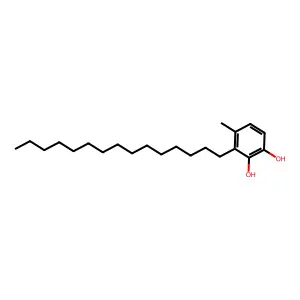 4-Methyl-3-pentadecylcatechol structure