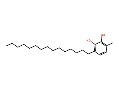 Pyrocatechol, 3-methyl-6-pentadecyl- structure