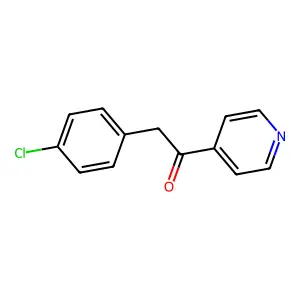 2-(4-Chlorophenyl)-1-(4-pyridinyl)ethanone structure