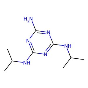 N~2~,N~4~-Di(propan-2-yl)-1,3,5-triazine-2,4,6-triamine structure