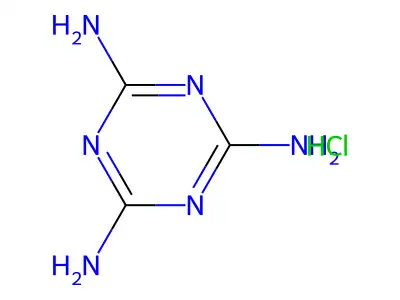 1,3,5-Triazinane-2,4,6-triimine--hydrogen chloride (1/1) structure