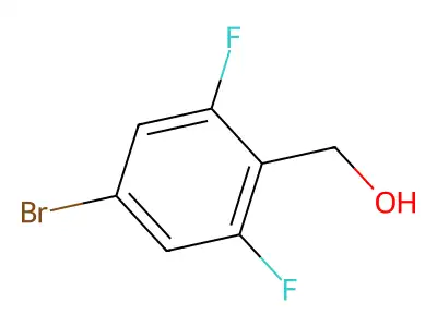 4-Bromo-2,6-difluorobenzyl alcohol structure