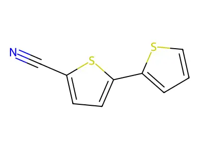 2,2'-Bithiophene-5-carbonitrile structure