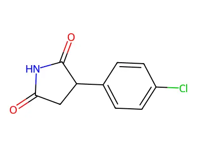 2-(4-Chlorophenyl)succinimide structure