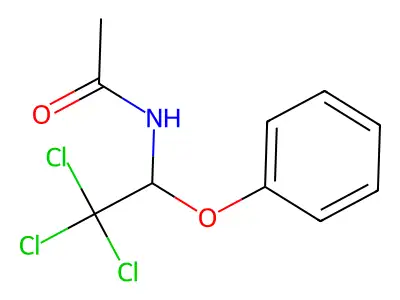N-(2,2,2-Trichloro-1-phenoxy-ethyl)-acetamide structure