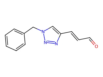3-(1-Benzyltriazol-4-yl)prop-2-enal structure