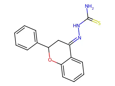 Flavanone thiosemicarbazone structure