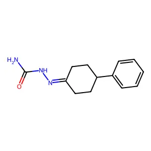 Hydrazinecarboxamide, 2-(4-phenylcyclohexylidene)- structure