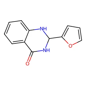 2-Furan-2-yl-2,3-dihydro-1H-quinazolin-4-one structure