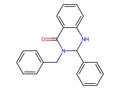 3-Benzyl-2-phenyl-1,2-dihydroquinazolin-4-one structure