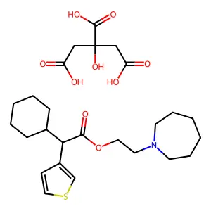Cetiedil Citrate structure