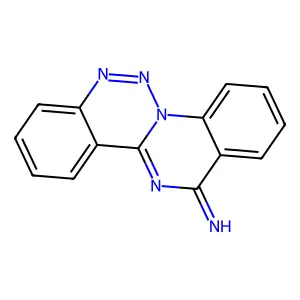 Quinazolino[1,2-c][1,2,3]benzotriazin-13-imine structure