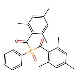 双(三甲基苯甲酰)苯基膦氧化物 structure