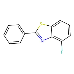 4-Fluoro-2-phenyl-1,3-benzothiazole structure