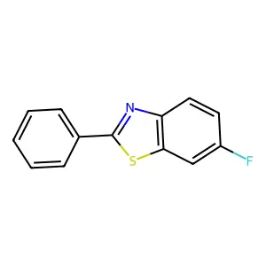 6-Fluoro-2-phenyl-1,3-benzothiazole structure