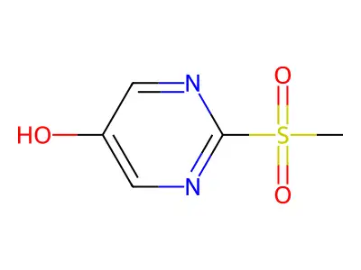2-Methanesulfonylpyrimidin-5-ol structure