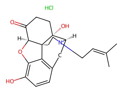 Nalmexone Hydrochloride structure