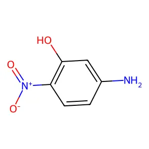 2-Nitro-5-aminophenol structure