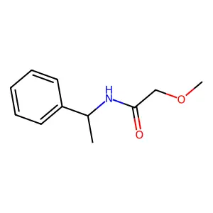 2-甲氧基-N-((1R)-1-苯基乙基)乙酰胺 structure
