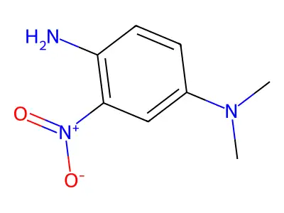 4-Amino-N,N-dimethyl-3-nitroaniline structure