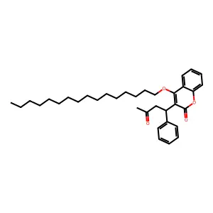 华法林十六烷基醚 structure