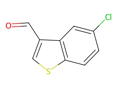 5-Chloro-1-benzothiophene-3-carbaldehyde structure