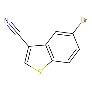 5-Bromo-1-benzothiophene-3-carbonitrile structure