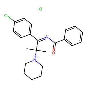 C22-H25-Cl-N2-O.Cl-H structure