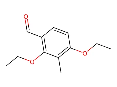 2,4-Diethoxy-m-tolualdehyde structure
