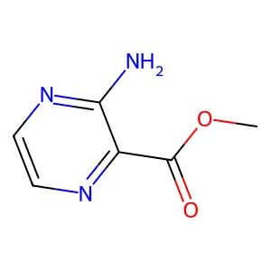 Methyl 3-aminopyrazinecarboxylate structure