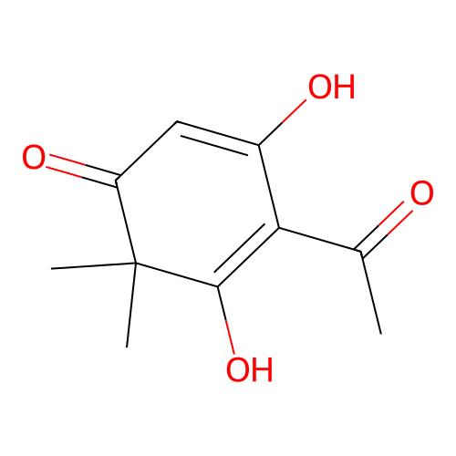 乙酰绵马酸 structure